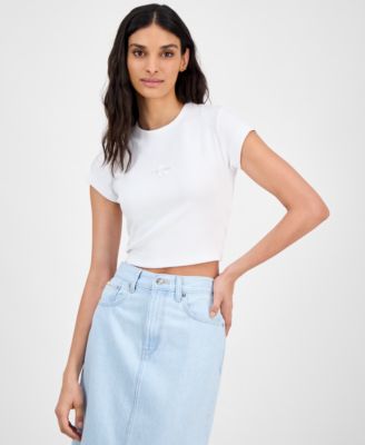 Calvin Klein Jeans - Women's Monogram Logo Baby T-Shirt