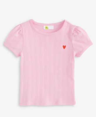Epic Threads - Toddler Girl Pointelle Heart T-Shirt