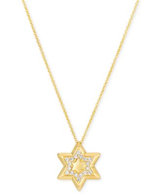 Le Vian - Nude Diamond Star 18" Pendant Necklace (1/6 ct. t.w.) in 14k Gold