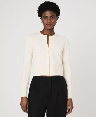 French Connection - Women's Cosy-Soft Long-Sleeve Slim Cardigan