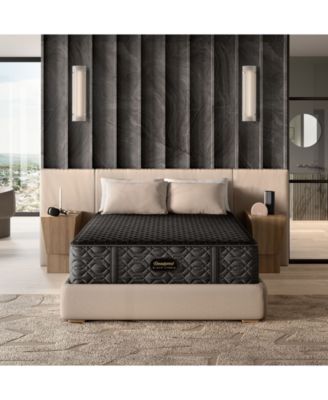 Beautyrest - Black Hybrid Series Three 15" Medium Tight Top Mattress - Queen
