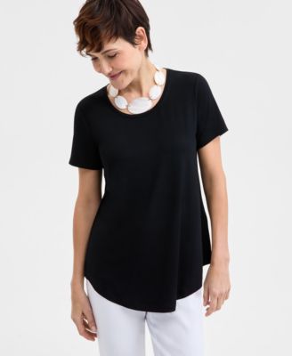 JM Collection - Scoop-Neck T-Shirt, Created for Macy's