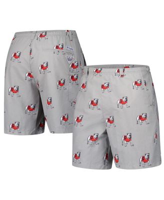 Columbia - Men's Gray Georgia Bulldogs Backcast III Printed Short