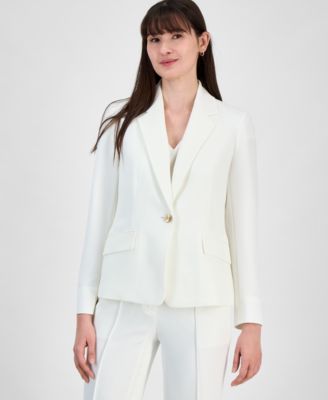 Kasper - Women's One Button Notched Collar Blazer