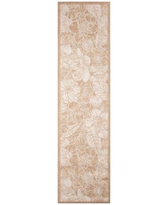 Liora Manne' - Carmel Botanical 1'11"x4'11" Runner Area Rug