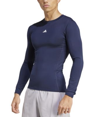 adidas - Men's Fitted Crewneck Tech-Fit Compression Shirt