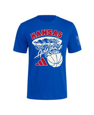 adidas - Men's Royal Kansas Jayhawks 70th Anniversary Basketball T-Shirt