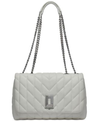 KARL LAGERFELD PARIS - Lafayette Small Leather Shoulder Bag