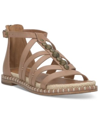 Lucky Brand - Women's Korina Embellished Strappy Gladiator Flat Sandals