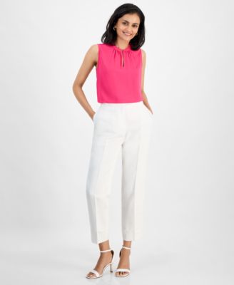 Kasper - Women's Mid-Rise Straight-Leg Pants, Regular & Petite Sizes