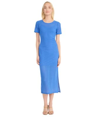 Donna Morgan - Women's Crochet Midi Dress