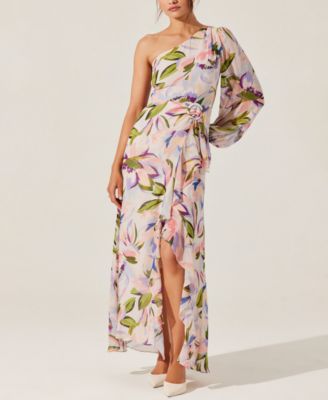 ASTR the Label - Women's Sandersonia One-Shoulder Maxi Dress