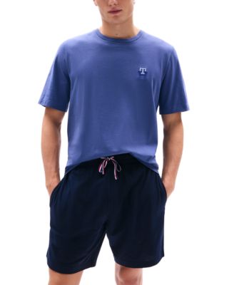 Tommy Hilfiger - Men's Sueded Jersey "T" Logo T-Shirt