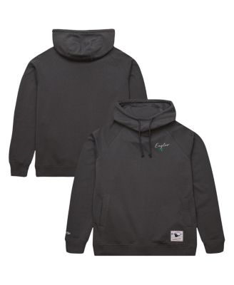 Mitchell & Ness - Women's  Gray Philadelphia Eagles Funnel Neck Pullover Hoodie