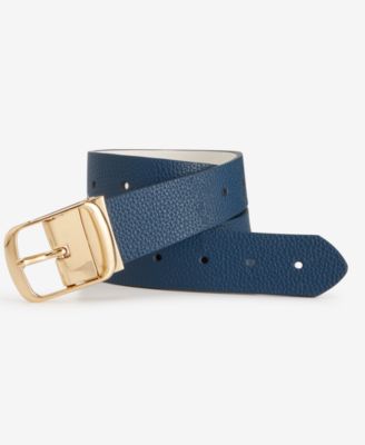 On 34th - Reversible Faux-Leather Belt