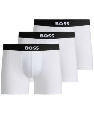 Hugo Boss - Men's Logo Boxer Briefs, 3-pack
