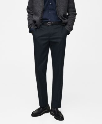 MANGO - Men's EU Regular Fit Cotton Pants