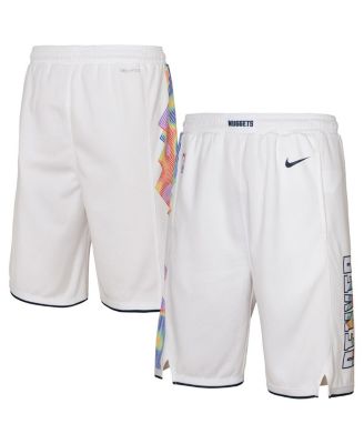 Nike - Youth White Denver Nuggets 2024/25 City Edition Swingman Performance Shorts