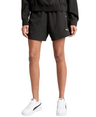 Puma - Women's Essential Ripstop Faux-Snap Shorts