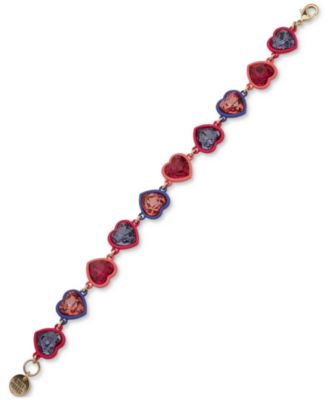 Emily in Paris - Gold-Tone Multi-Stone Link Bracelet