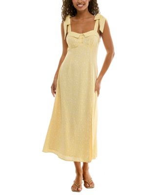 Trixxi - Juniors' Tie-Strap Midi Dress