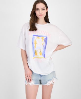Grayson Threads, The Label - Juniors' Mykonos Relaxed Graphic T-Shirt
