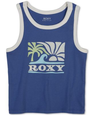 Roxy - Big Girls Wavy Day Graphic Ribbed Tank Top