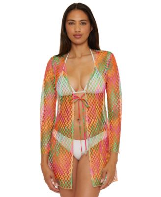 Becca - Women's Mirage Fishnet Tunic Cover-Up