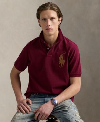 Polo Ralph Lauren - Men's Custom Slim Fit Leather-Pony Polo Shirt
