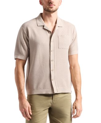 Buffalo David Bitton - Men's Willow Relaxed Fit Short Sleeve Button-Front Camp Shirt