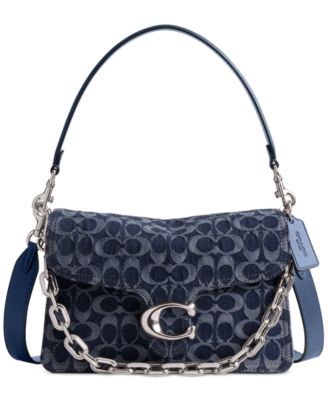 COACH - Small Chain Tabby Shoulder Bag in Signature Denim