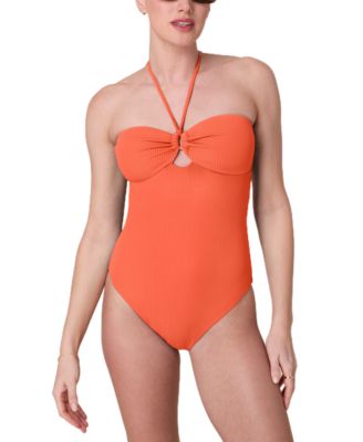 Andie - Women's The Zoe Halter Ribbed One Piece Swimsuit