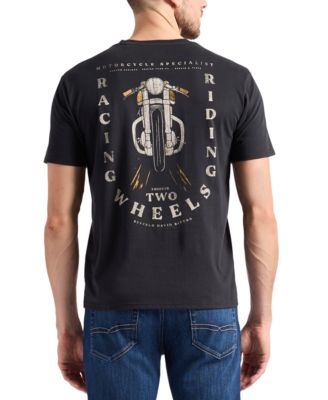 Buffalo David Bitton - Men's Motorcycle Graphic T-Shirt