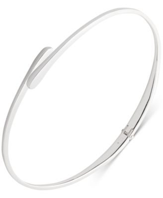Lauren Ralph Lauren - Silver-Tone Sculptural Hinge Collar Necklace