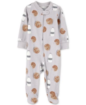 Carter's - Baby Cotton Milk & Cookies Sleep & Play Pajamas
