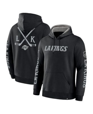 Fanatics - Men's Black Los Angeles Kings Big City Legacy Fleece Pullover Hoodie