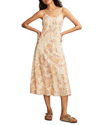 Lucky Brand - Women's Patchwork Print Midi Slip Dress