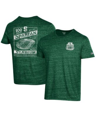 Champion - Men's Green Michigan State Spartans 100th Anniversary Spartan Stadium T-shirt
