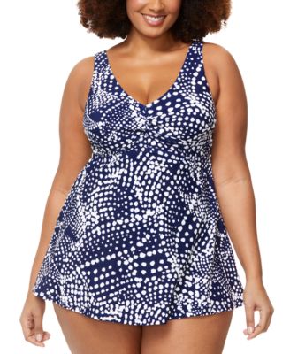 Raisins Curve - Trendy Plus Size Lucia Swim Dress