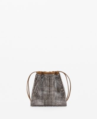 MANGO - Women's Rhinestone Decoration Handbag