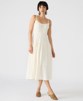 Steve Madden - Women's Toby Shirred Gauze Midi Dress