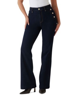 GUESS - Women's New Faye High-Rise Bootcut Jeans