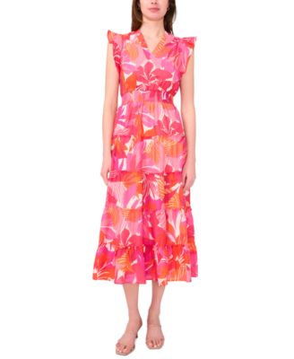 MSK - Petite Floral-Print Maxi Dress