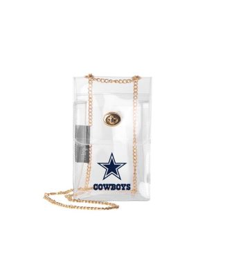 Logo Brands - Dallas Cowboys Clear Essential Crossbody Purse