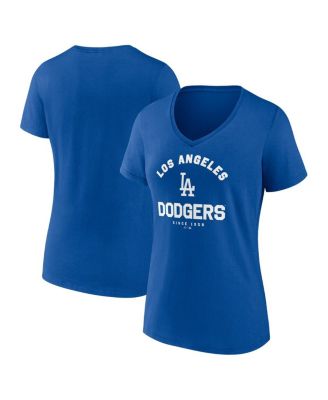 Logo Athletic - Women's Royal Los Angeles Dodgers Unrivaled V-Neck T-Shirt