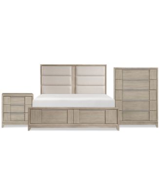 Furniture - Kaci 3-Pc. Set (California King Storage Bed, Chest & Nightstand)