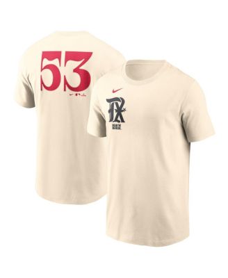 Nike - Men's Adolis García&nbsp;Natural Texas Rangers City Connect Fuse Name Number T-Shirt