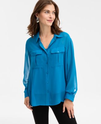 I.N.C. International Concepts - Women's Button-Front Shirt
