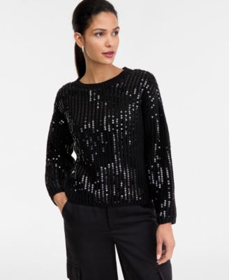 I.N.C. International Concepts - Women's Bold Sequin Sweater