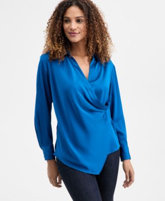 I.N.C. International Concepts - Women's Surplice Wrap Top